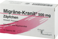 MIGRAeNE-KRANIT-500-mg-Zaepfchen